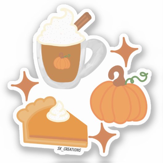 Pumpkin Goodies Aufkleber (Vorderseite)