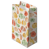 Pumpkin Gourd Autumn Baby Shower Kleine Geschenktüte (Vorderseite Schrägansicht)
