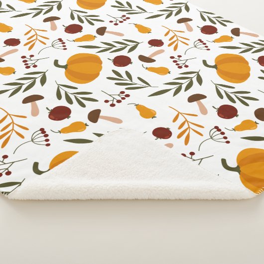 Pumpkin, Granatapfel und Birne Sherpadecke (3/4)