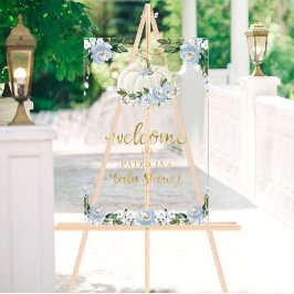 Pumpkin Greenerenery Fall Baby Dusche Begrüßungsze Acrylschild