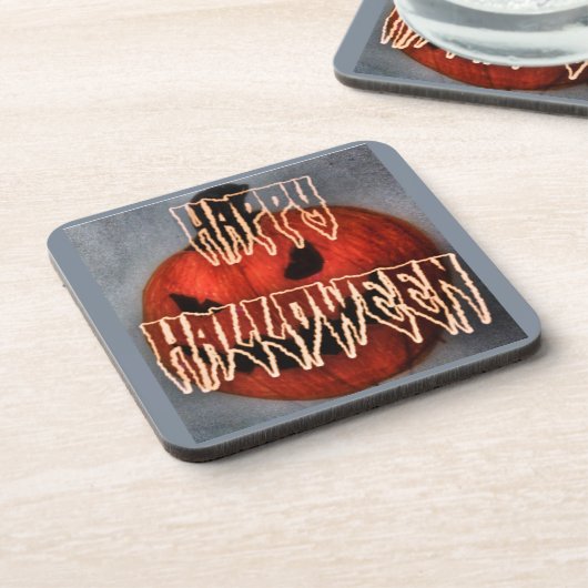 Pumpkin Grin Getränkeuntersetzer (Linke Seite)