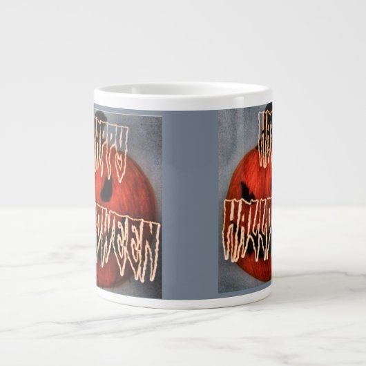 Pumpkin Grin Jumbo-Tasse (Vorderseite)