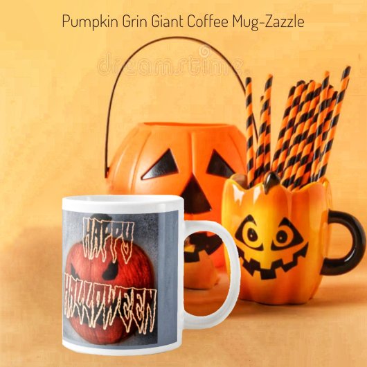 Pumpkin Grin Jumbo-Tasse