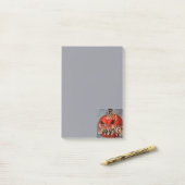 Pumpkin Grin Post-it Klebezettel (Auf Schreibtisch)