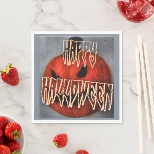 Pumpkin Grin Serviette (Beispiel)