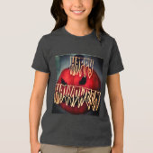 Pumpkin Grin Tri-Blend Shirt (Vorderseite)