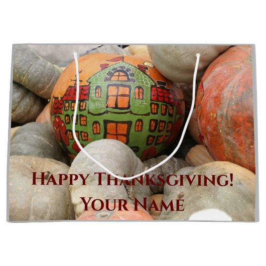Pumpkin Große Geschenktüte (Vorderseite)