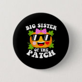 Pumpkin große Schwester des Patch Fun Halloween Fa Button (Vorderseite)