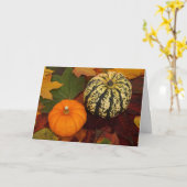 Pumpkin-Grußkarte Karte (Gelbe Blume)