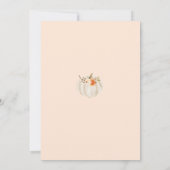 Pumpkin halloween 2. einladung (Rückseite)