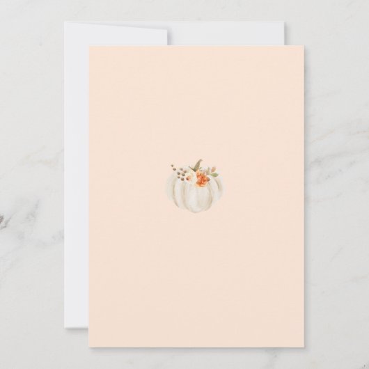 Pumpkin halloween 2. einladung (Rückseite)