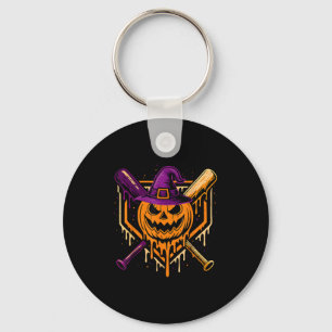 Pumpkin Halloween Baseballeis Tropfen Soky Boy Schlüsselanhänger