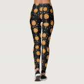 Pumpkin Halloween Candy Lollipop Leggings (Rückseite)