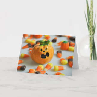 Pumpkin Halloween Card Karte
