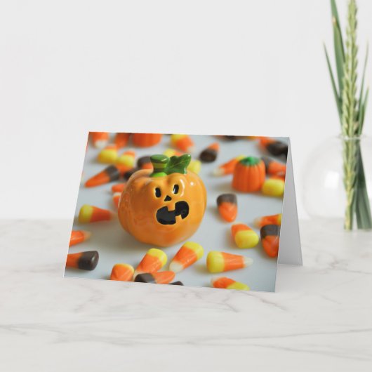 Pumpkin Halloween Card Karte (Vorderseite)