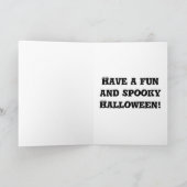 Pumpkin Halloween Card Karte (Innenseite)