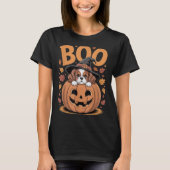 Pumpkin Halloween Cavalier King Charles Spaniel  T-Shirt (Vorderseite)