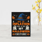 Pumpkin Halloween Costume Men Women Funny Hallowee Karte (Gelbe Blume)