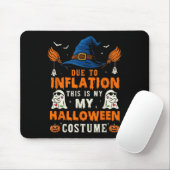 Pumpkin Halloween Costume Men Women Funny Hallowee Mousepad (Mit Mouse)