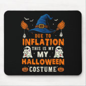 Pumpkin Halloween Costume Men Women Funny Hallowee Mousepad (Vorne)