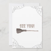 Pumpkin Halloween Costume Party Einladung (Rückseite)