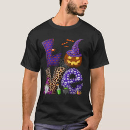 Pumpkin Halloween Day Funny Liebe T-Shirt