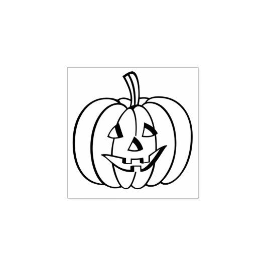 Pumpkin Halloween Dekoration Custom Gummistempel (Prägung)