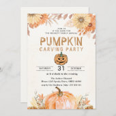 PUMPKIN Halloween Einladung (Vorne/Hinten)