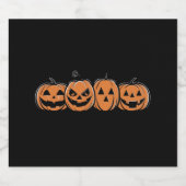 Pumpkin Halloween Fall Erntedank Geschenk Bierflaschenetikett (Einzelnes Label)