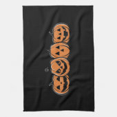Pumpkin Halloween Fall Erntedank Geschenk Geschirrtuch (Vertikal)