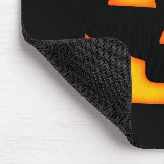 Pumpkin Halloween For Men Women Jack O Lantern Fac Mousepad (Ecke)