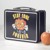 Pumpkin Halloween Funny Fall Design Metall Brotdose (Beispiel)