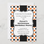 Pumpkin Halloween Geburtstagsparty Einladung (Vorderseite)