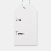 Pumpkin Halloween Gift Tags Geschenkanhänger (Rückseite)