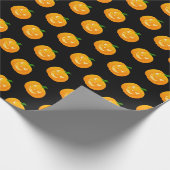 Pumpkin Halloween Gift Wrap Wrapping Paper Geschenkpapier (Ecke)
