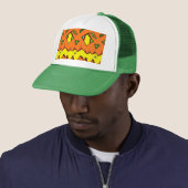 Pumpkin Halloween Jack-O-Lantern & Spider Hat Truckerkappe (Beispiel)