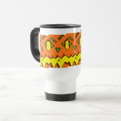Pumpkin Halloween Jack-O-Lantern & Spider Tasse (Vorderseite Links)