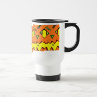 Pumpkin Halloween Jack-O-Lantern & Spider Tasse