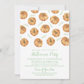 Pumpkin Halloween-Party Einladung (Vorderseite)