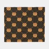 Pumpkin Halloween-Party Thema. Fleecedecke (Vorderseite (Horizontal))
