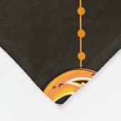 Pumpkin Halloween-Party Thema. Fleecedecke (Ecke)