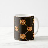 Pumpkin Halloween-Party Thema. Kaffeetasse (VorderseiteRechts)