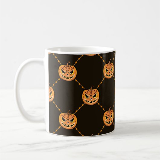 Pumpkin Halloween-Party Thema. Kaffeetasse (Links)
