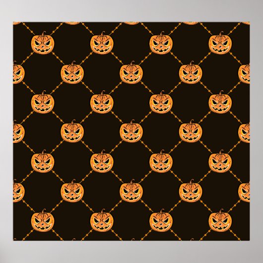 Pumpkin Halloween-Party Thema. Poster (Vorne)