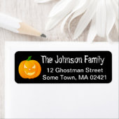 Pumpkin Halloween Personalisiert Address Labels (Insitu)