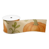 Pumpkin Halloween Ribbon - Niedliches Herbstgesche Satinband (Spule)