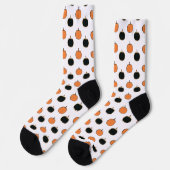 Pumpkin/Halloween Socken (Linkes Detail)