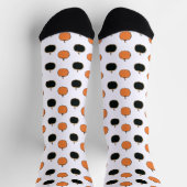 Pumpkin/Halloween Socken (Oben)