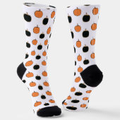 Pumpkin/Halloween Socken (Gewinkelt)