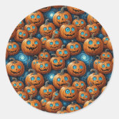 Pumpkin Halloween Stickers (Vorderseite)
